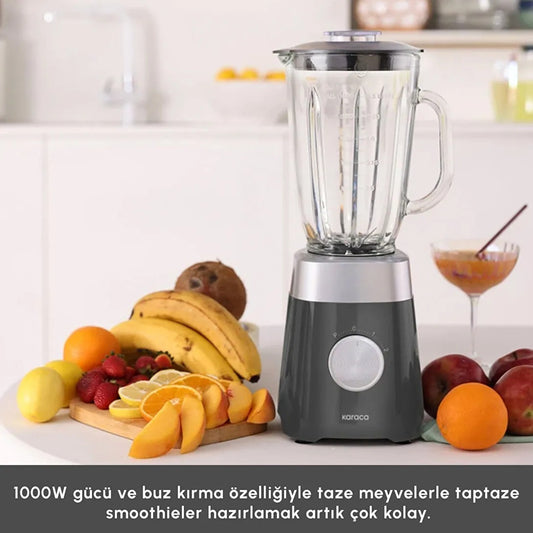 Karaca Multiblend Smoothie Blender Gri 1000w
