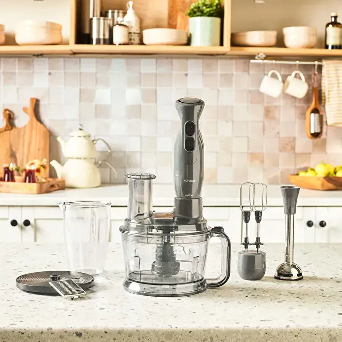 Karaca Pro Multimax 6 in 1 Çok Amaçlı Mutfak Robotu 2000W Space Gray