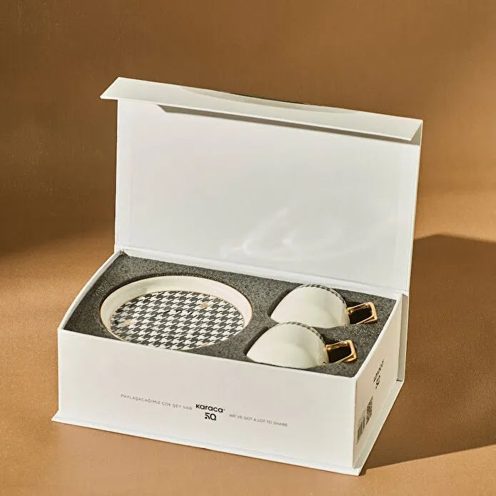 Karaca Kazayağı 2 Kişilik Kahve Fincan Takımı 100 ml