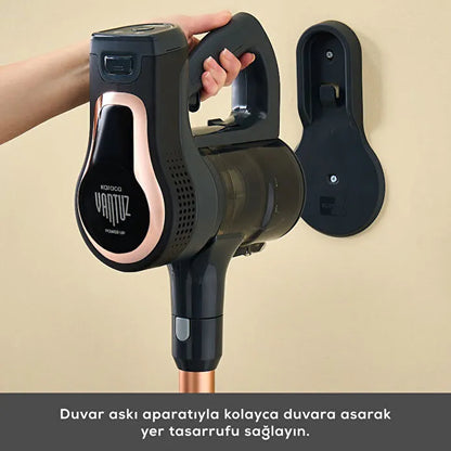 Karaca Vantuz Power Up Pro Dikey Süpürge Black Copper