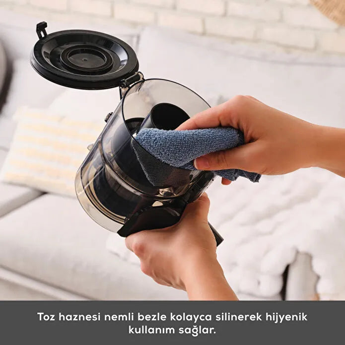 Karaca Vantuz Power Up Pro Dikey Süpürge Black Copper