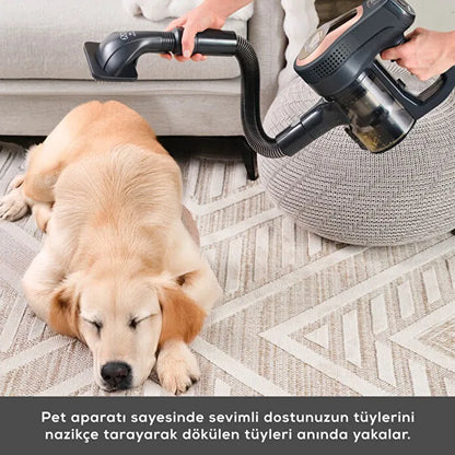 Karaca Vantuz Power Up Pro Dikey Süpürge Black Copper
