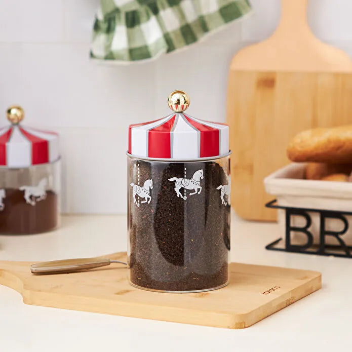 Karaca Karnaval Cam Saklama Kabı 980 ml