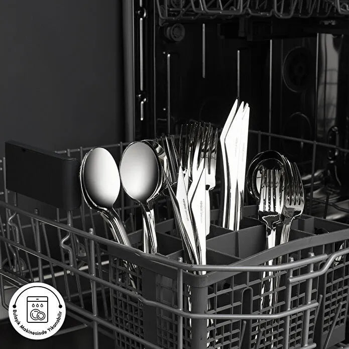 Karaca 316 Premium Look Platin 12 Kişilik 84 Parça Çatal Kaşık Bıçak Takımı